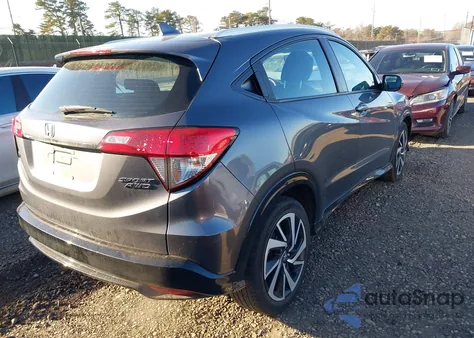 2019 Honda Hr-V Sport из США, поврежденный, VIN 3CZRU6H14KG706621